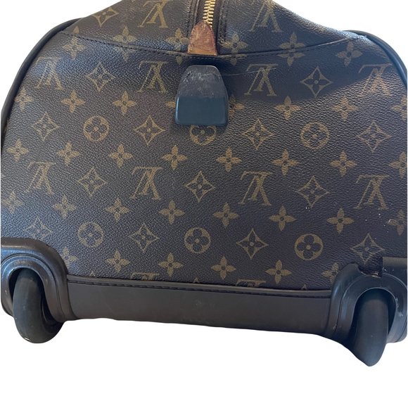 Authentic Louis Vuitton Eole 60 Monogram Canvas Travel Bag Roller Luggage Duffle - Picture 6 of 16